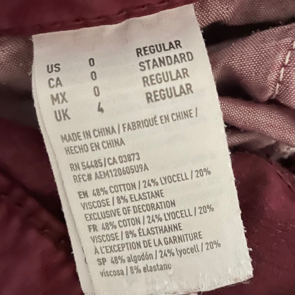 Maroon Jeggings - Picture 4 of 4